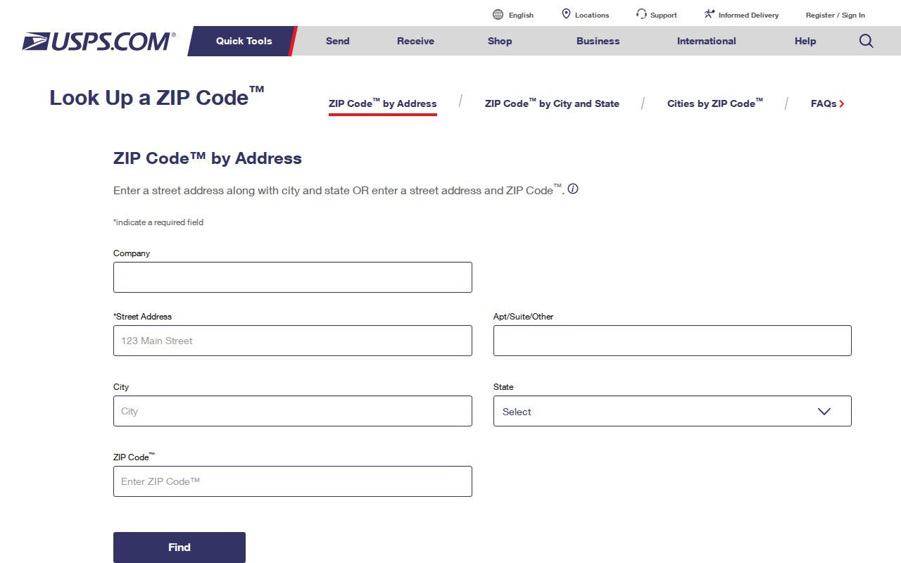 Clay County ZIP code directory USPS address lookup